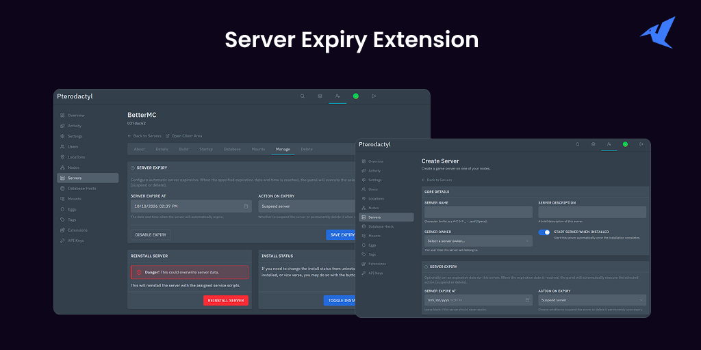 Server Expiry Extension